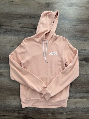 Women's Peach Wave Graphic Hoodie Sweatshirt